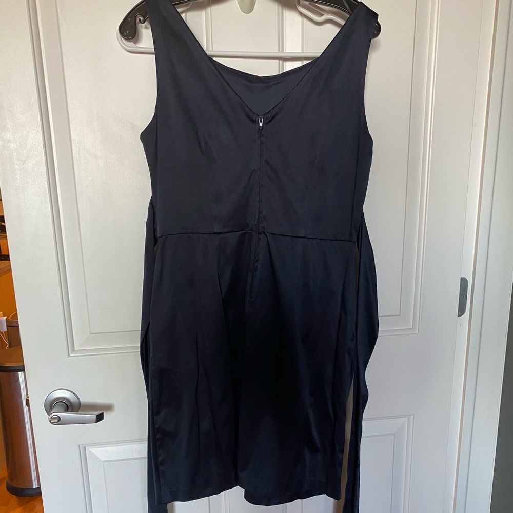 Navy cocktail dress